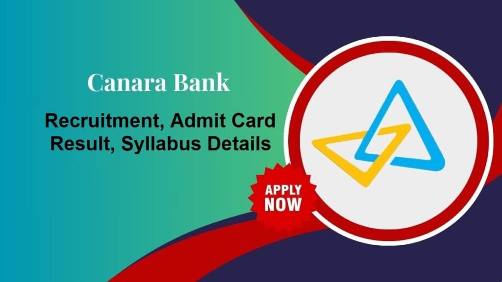 Canara Bank Apprentice Online Form 2024