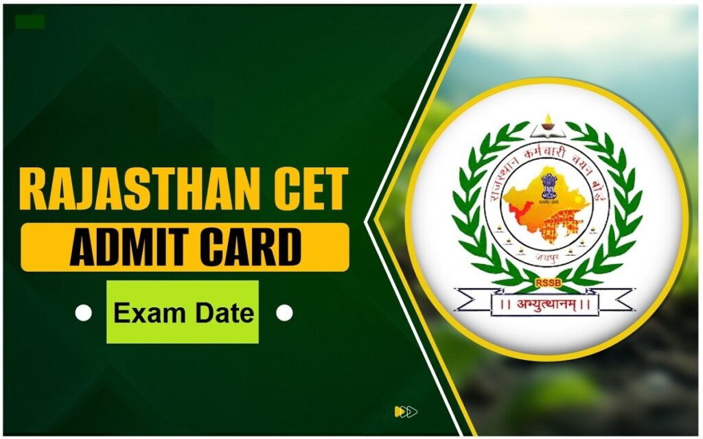Rajasthan RSMSSB Admit Card