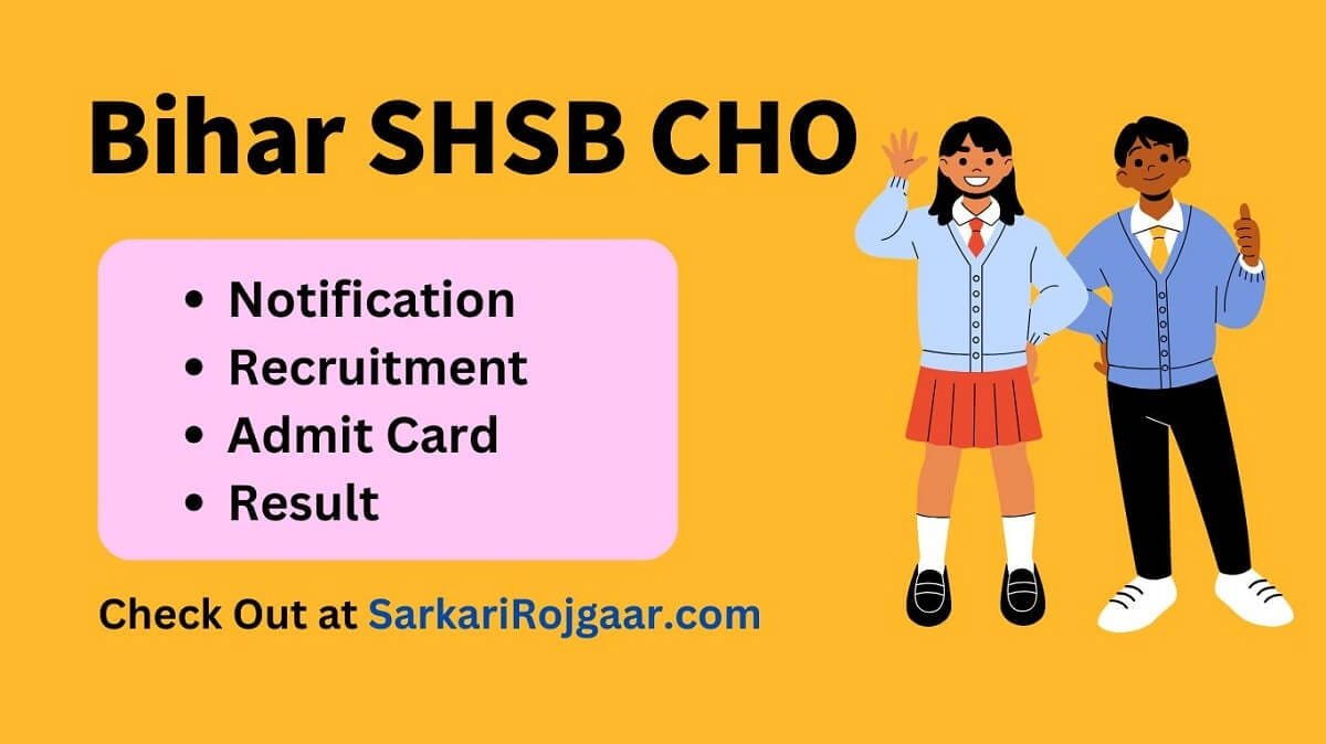 Bihar SHSB CHO