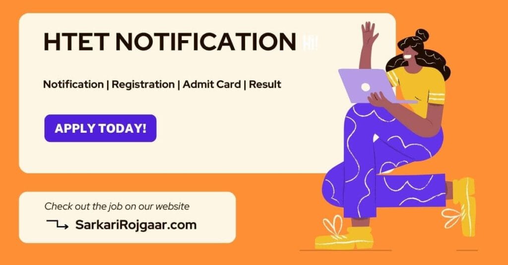 HTET Online Form Admit Card Result