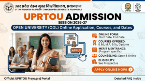 UPRTOU Prayagraj MA Yoga Entrance Test 2026 Online Form